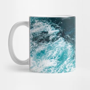 Blue Ocean Summer Beach Waves Mug